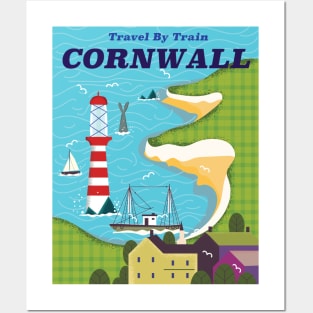 Take a Train to Cornwall Posters and Art